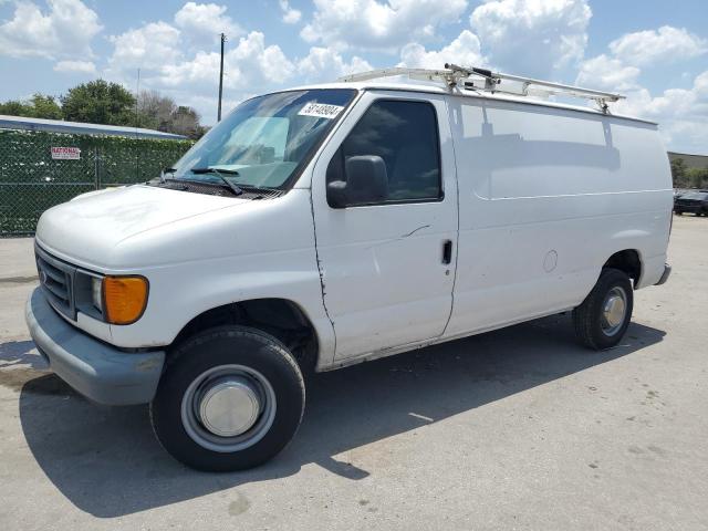 1FTNE24L76HA42134 - 2006 FORD ECONOLINE E250 VAN WHITE photo 1