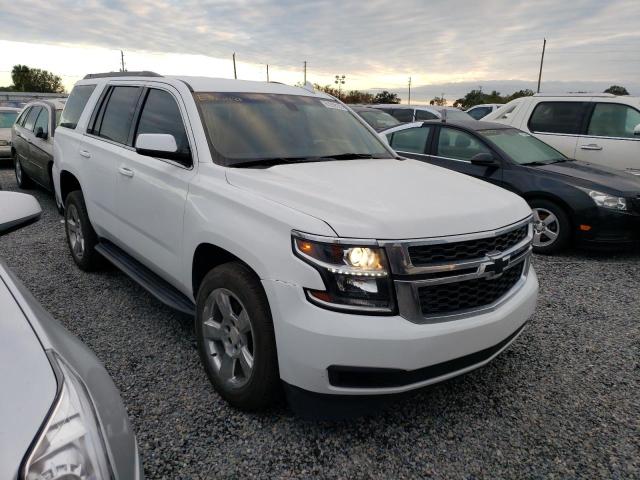 1GNSCAKC5JR246365 - 2018 CHEVROLET TAHOE C1500  LS WHITE photo 1