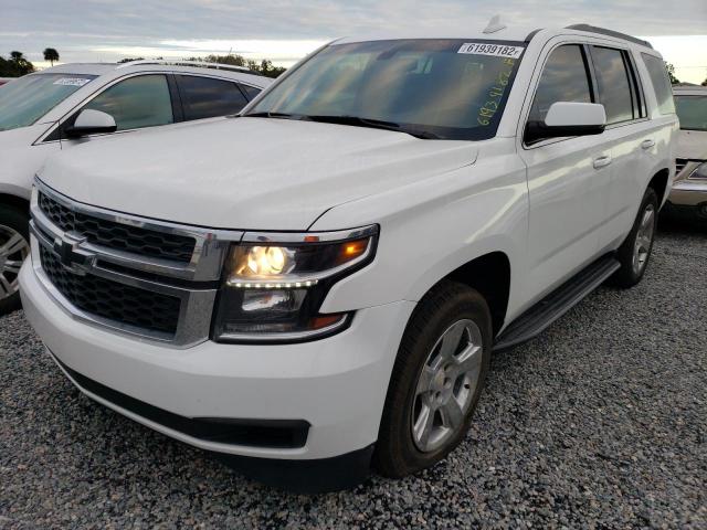 1GNSCAKC5JR246365 - 2018 CHEVROLET TAHOE C1500  LS WHITE photo 2