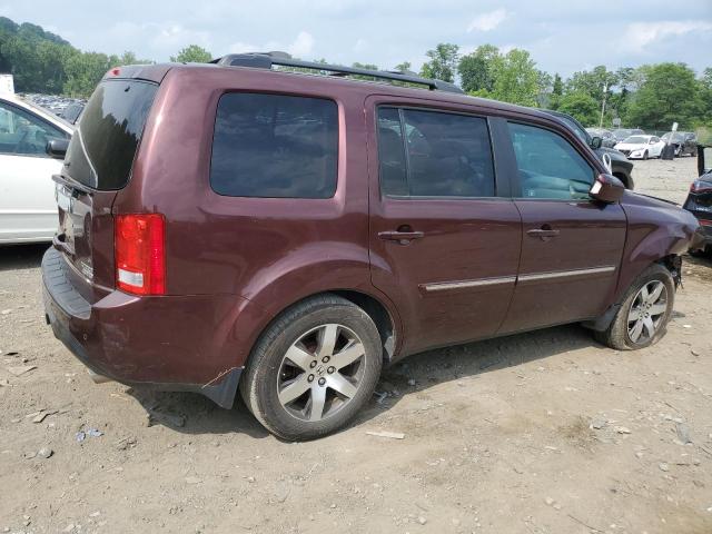 5FNYF4H93CB071808 - 2012 HONDA PILOT TOURING BURGUNDY photo 3