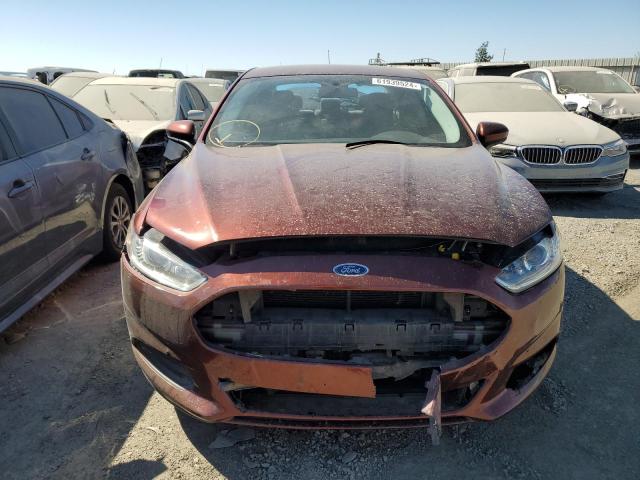 3FA6P0G72GR247755 - 2016 FORD FUSION S BURGUNDY photo 5