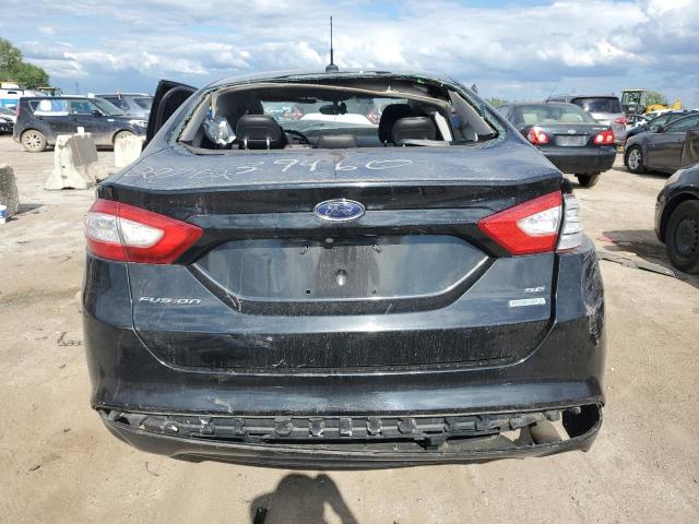 3FA6P0HD8ER174506 - 2014 FORD FUSION SE BLACK photo 6