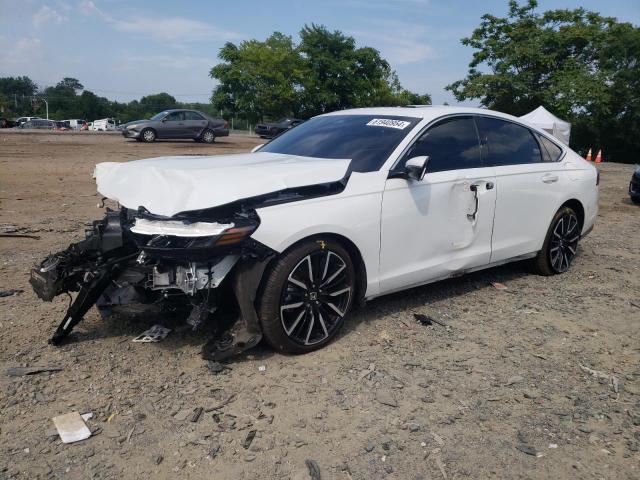 1HGCY2F81PA035537 - 2023 HONDA ACCORD TOURING HYBRID WHITE photo 1