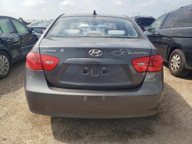 KMHDU46D79U674400 - 2009 HYUNDAI ELANTRA GLS BLACK photo 6