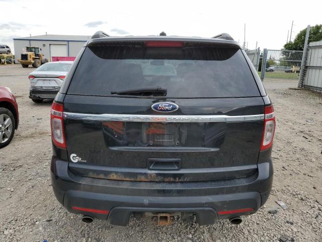 1FM5K8D89DGA27320 - 2013 FORD EXPLORER XLT BLACK photo 6