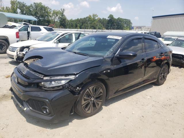 SHHFK7H73JU218434 - 2018 HONDA CIVIC EXL BLACK photo 1