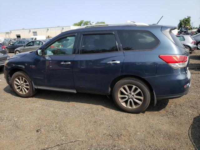 5N1AR2MMXEC692563 - 2014 NISSAN PATHFINDER S BLUE photo 2