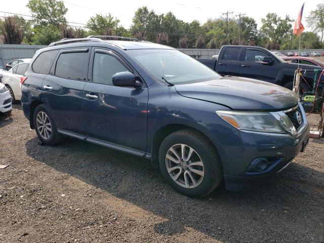 5N1AR2MMXEC692563 - 2014 NISSAN PATHFINDER S BLUE photo 4