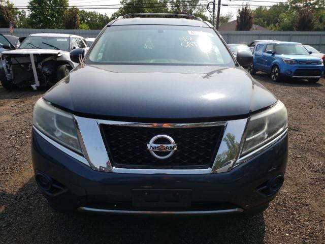 5N1AR2MMXEC692563 - 2014 NISSAN PATHFINDER S BLUE photo 5