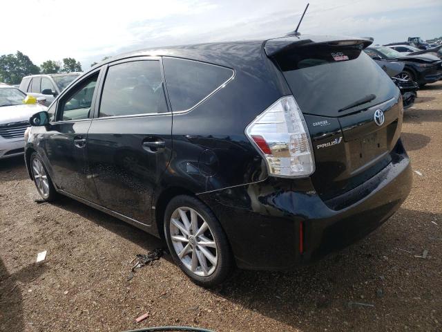 JTDZN3EU3C3132162 - 2012 TOYOTA PRIUS V BLACK photo 2