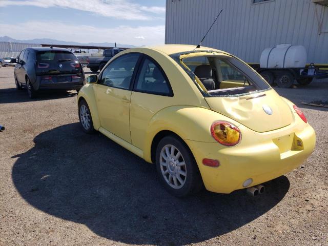 3VWCK21C44M401160 - 2004 VOLKSWAGEN NEW BEETLE GLS YELLOW photo 2