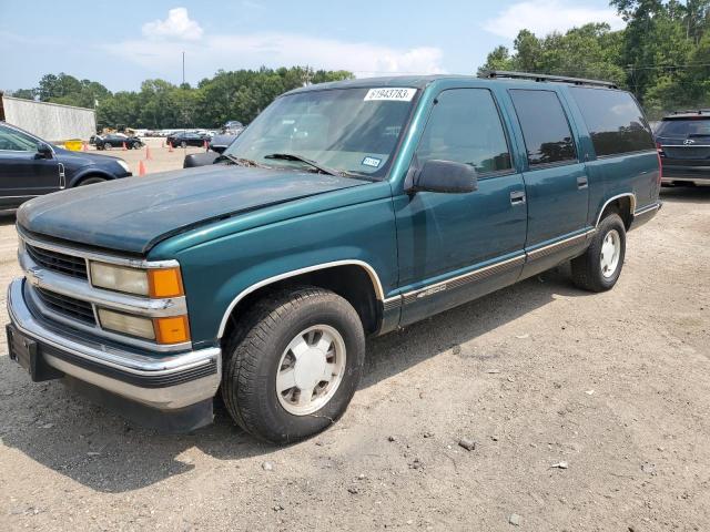 3GNEC16R5XG245205 - 1999 CHEVROLET SUBURBAN C1500 GREEN photo 1