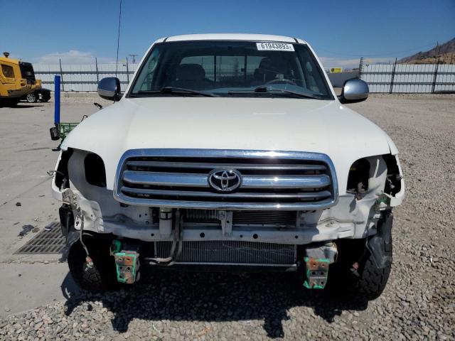 5TBRT341X1S148327 - 2001 TOYOTA TUNDRA ACCESS CAB WHITE photo 5