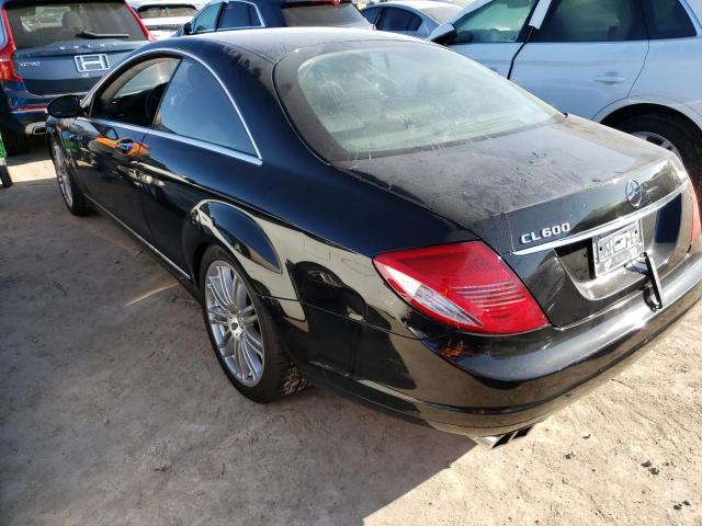 WDDEJ76X58A018148 - 2008 MERCEDES-BENZ CL 600 BLACK photo 3