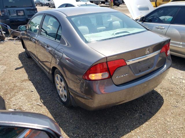 19XFA1F54AE032510 - 2010 HONDA CIVIC LX GRAY photo 2