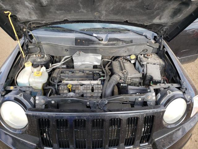 1J8FT47068D737666 - 2008 JEEP COMPASS SPORT BLACK photo 12