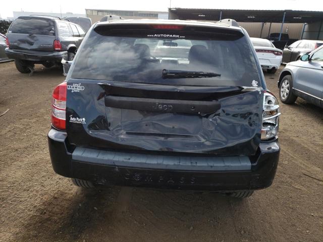 1J8FT47068D737666 - 2008 JEEP COMPASS SPORT BLACK photo 6