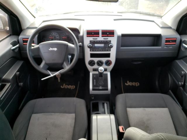 1J8FT47068D737666 - 2008 JEEP COMPASS SPORT BLACK photo 8