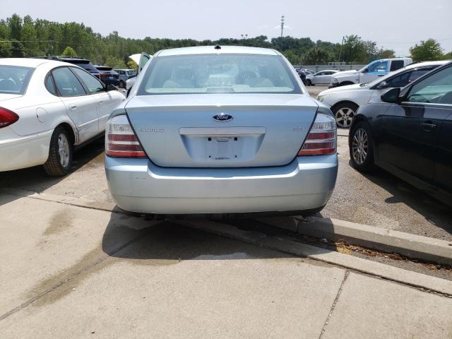 1FAHP24W28G159328 - 2008 FORD TAURUS SEL BLUE photo 6