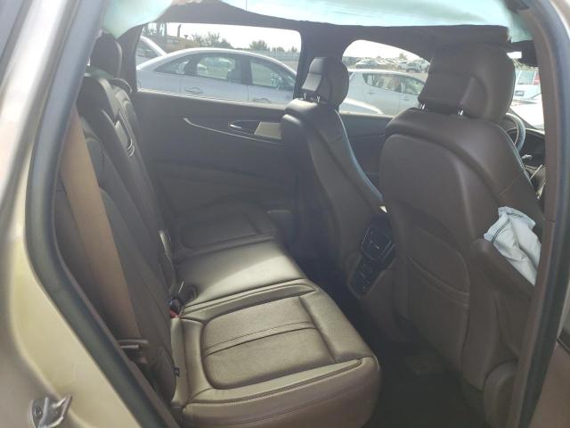 2LMPJ6LR2HBL11464 - 2017 LINCOLN MKX RESERVE 金色 照片 11