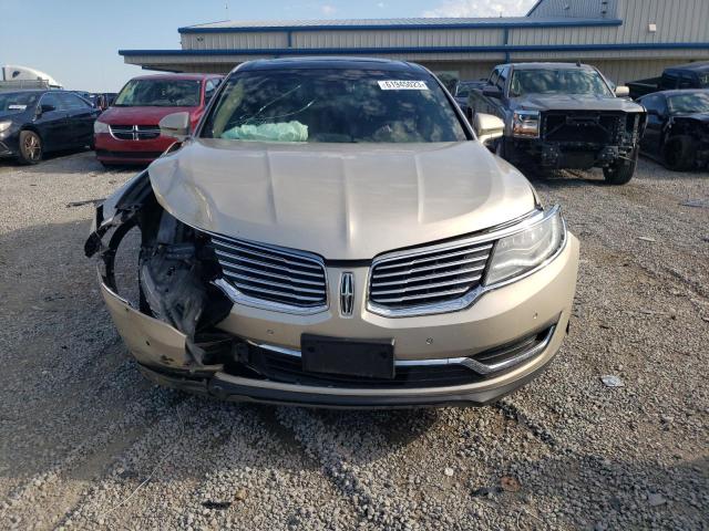 2LMPJ6LR2HBL11464 - 2017 LINCOLN MKX RESERVE 金色 照片 5