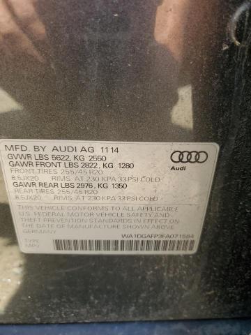 WA1DGAFP3FA071584 - 2015 AUDI Q5 PREMIUM PLUS GRAY photo 13