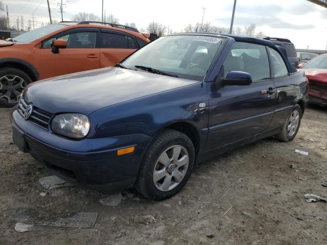 3VWDC21V62M808476 - 2002 VOLKSWAGEN CABRIO GLX 蓝色 照片 1