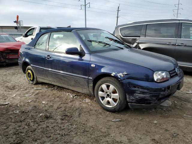 3VWDC21V62M808476 - 2002 VOLKSWAGEN CABRIO GLX 蓝色 照片 4