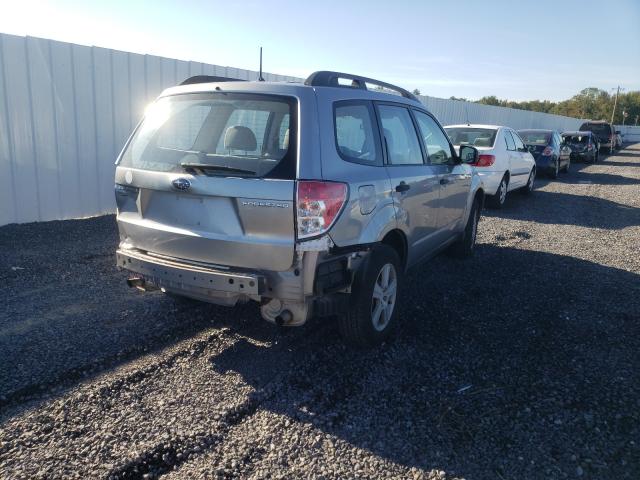 JF2SH6BC8AH793001 - 2010 SUBARU FORESTER XS GRAY photo 4