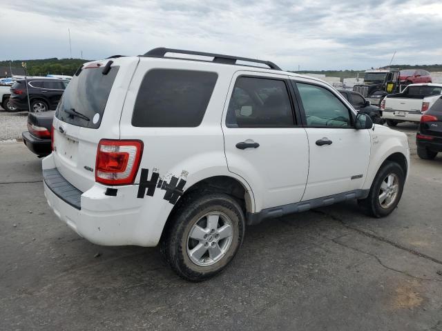 1FMCU931X8KC25273 - 2008 FORD ESCAPE XLT WHITE photo 3