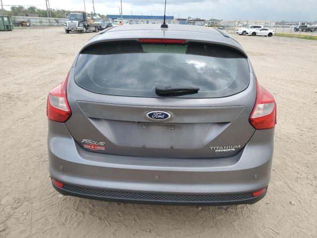 1FADP3N27EL311087 - 2014 FORD FOCUS TITANIUM GRAY photo 6