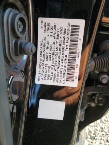 2HGFC2F5XJH578444 - 2018 HONDA CIVIC LX BLACK photo 13