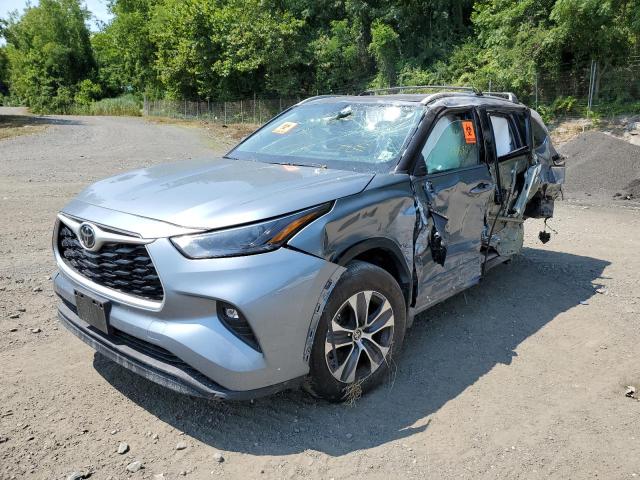 5TDHZRBH3NS248540 - 2022 TOYOTA HIGHLANDER XLE Կապույտ լուսանկար 1