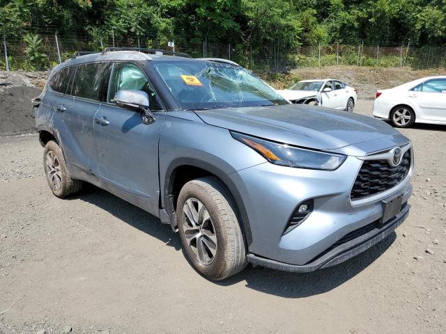 5TDHZRBH3NS248540 - 2022 TOYOTA HIGHLANDER XLE Կապույտ լուսանկար 4