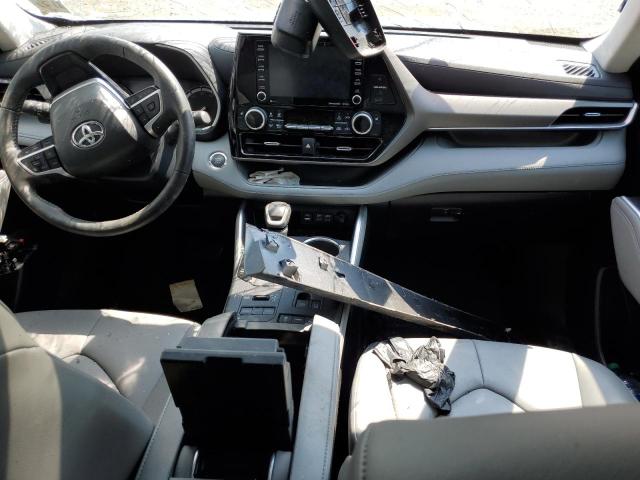 5TDHZRBH3NS248540 - 2022 TOYOTA HIGHLANDER XLE Կապույտ լուսանկար 8