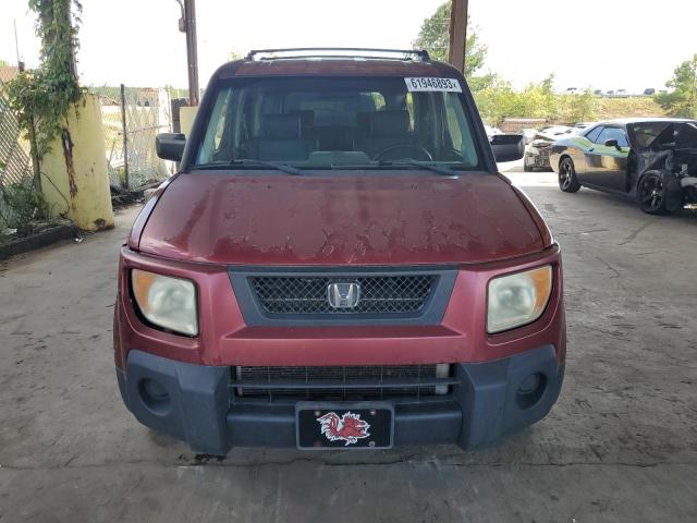 5J6YH28706L002633 - 2006 HONDA ELEMENT EX BURGUNDY photo 5