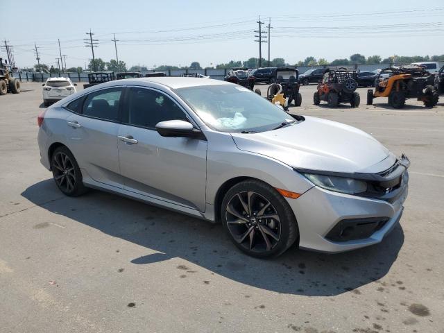 19XFC2F8XKE024455 - 2019 HONDA CIVIC SPORT SILVER photo 4