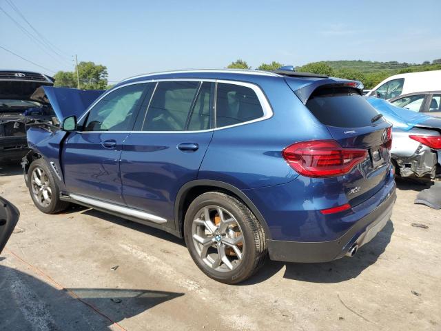 5UXTY5C07L9B18126 - 2020 BMW X3 XDRIVE30I BLUE photo 2