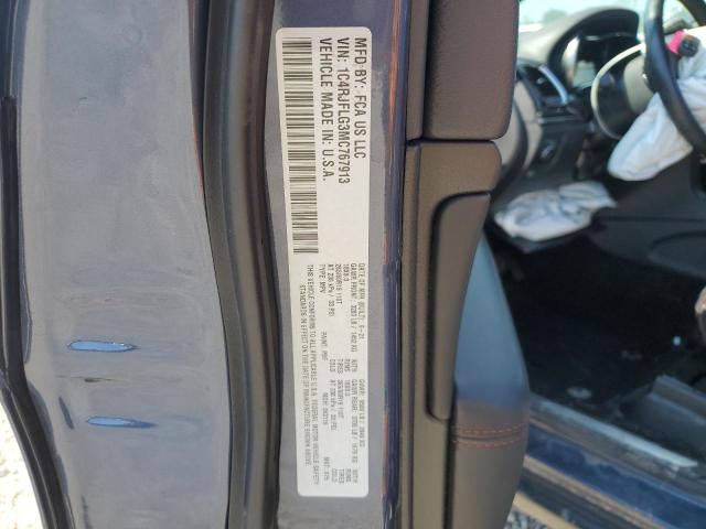 1C4RJFLG3MC767913 - 2021 JEEP GRAND CHER TRAILHAWK Կապույտ լուսանկար 13