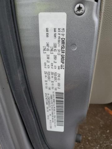 2C4RC1BGXER191731 - 2014 CHRYSLER TOWN & COU TOURING SILVER photo 12