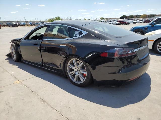 5YJSA1E42MF417568 - 2021 TESLA MODEL S Սև լուսանկար 2