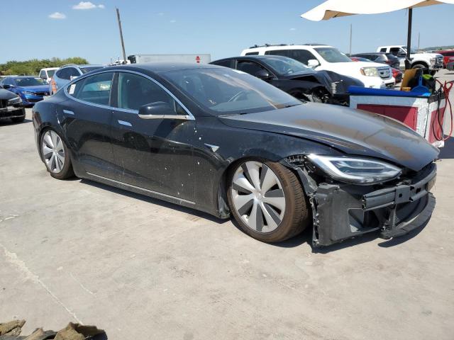 5YJSA1E42MF417568 - 2021 TESLA MODEL S Սև լուսանկար 4