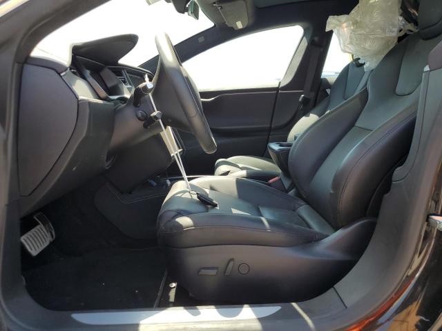 5YJSA1E42MF417568 - 2021 TESLA MODEL S Սև լուսանկար 7