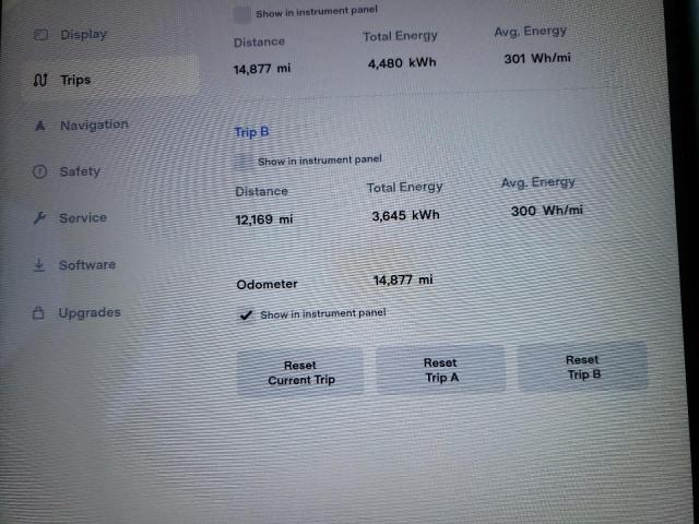 5YJSA1E42MF417568 - 2021 TESLA MODEL S Սև լուսանկար 9