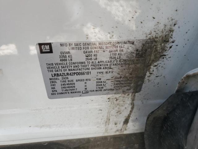 LRBAZLR42PD066181 - 2023 BUICK ENVISION PREFERRED თეთრი ფოტო 13