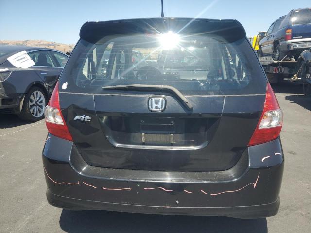 JHMGD38608S002522 - 2008 HONDA FIT SPORT BLACK photo 6