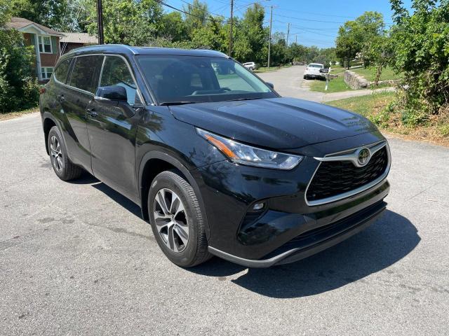 5TDGZRBH2MS542215 - 2021 TOYOTA HIGHLANDER XLE BLACK photo 1