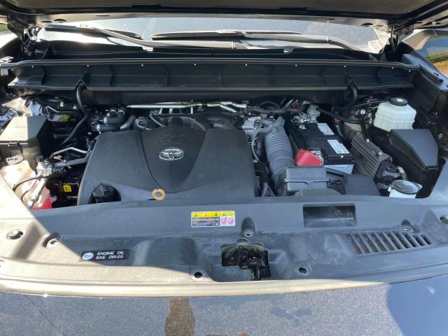 5TDGZRBH2MS542215 - 2021 TOYOTA HIGHLANDER XLE BLACK photo 7