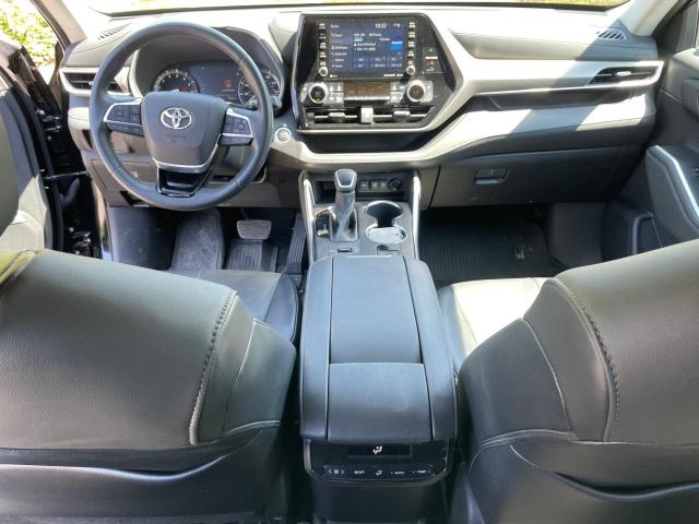 5TDGZRBH2MS542215 - 2021 TOYOTA HIGHLANDER XLE BLACK photo 9