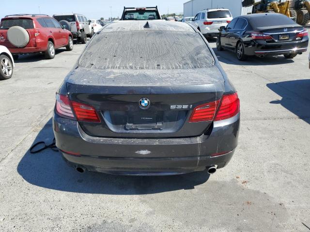 WBAFU7C5XBC869976 - 2011 BMW 535I XI أسود صورة 6
